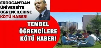 Üniversite Öğrencilerine Kötü Haber