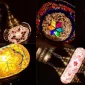 Decorative Mosaic Floor Lamps That Light Up Floors
