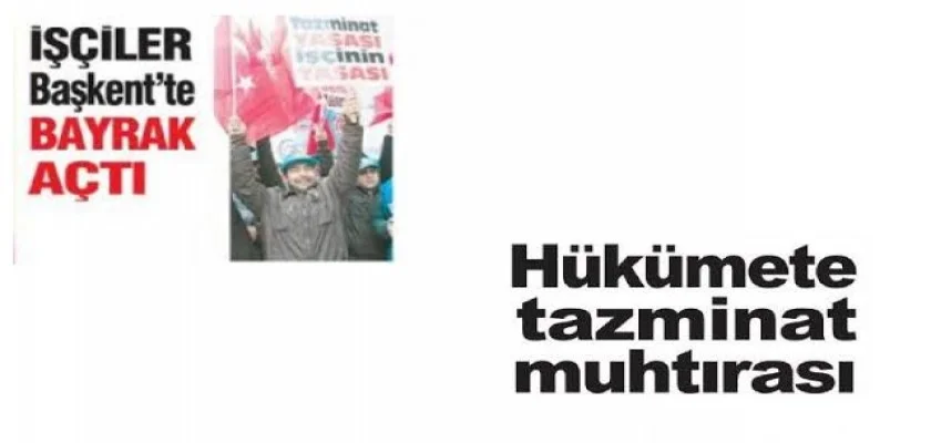 TURKIŞ Eylem ve Yürüyüş Yaptı, Kıdem tazminatları Konusunda Kararlı